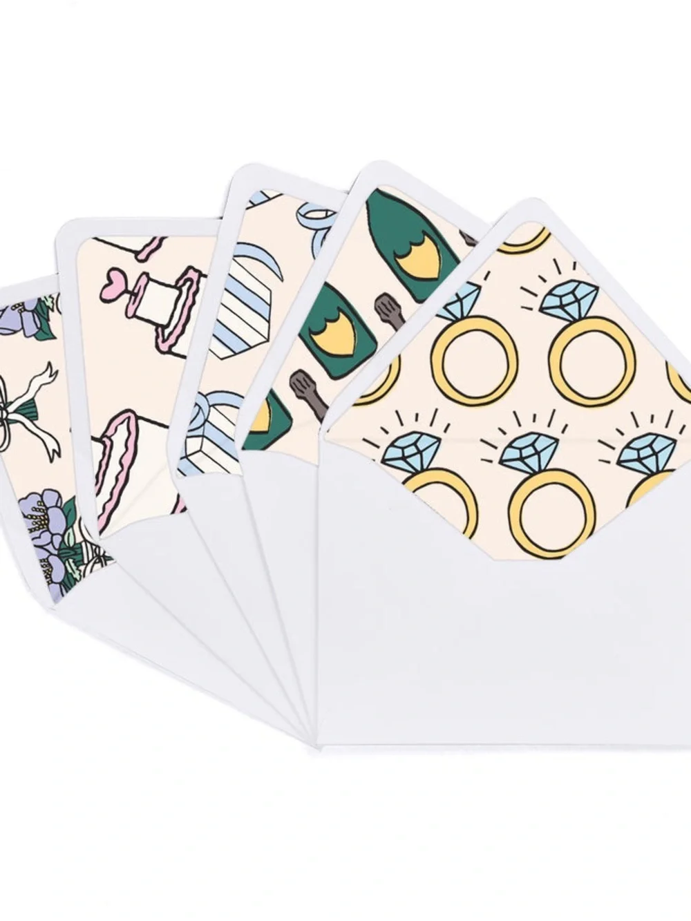 Dear Arrabella “Marry Me” Notecards Set Teal Gift Box with Pink Ribbon